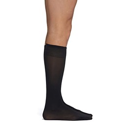 POMPEA Men's Mm Managerx2 Long Stockings, Black, One Size (Pack of 2), black