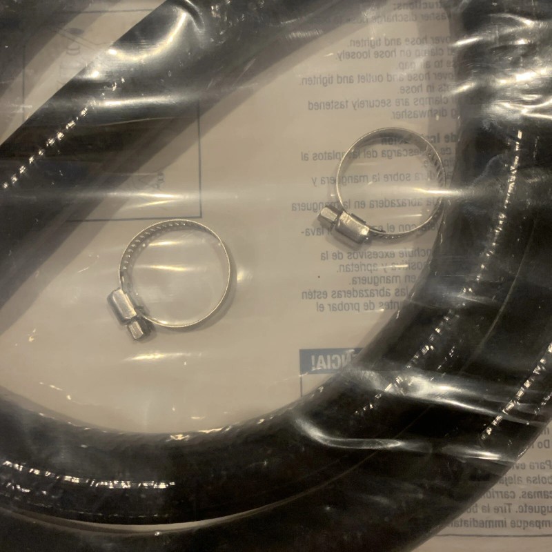 Eastman 6ft Dishwasher Discharge Drain Hose Reinforced Rubber 7/8" ID