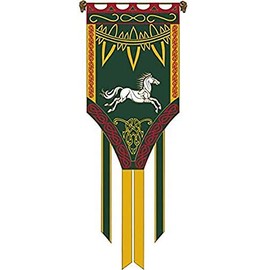 Lord of the Rings - Eomer Great Hall Banner 26 X 72.7 Inch