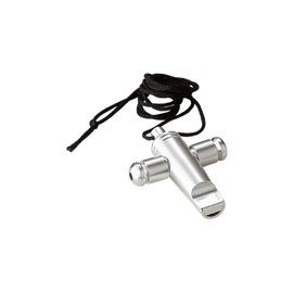 Meinl Percussion Samba Whistle Instrument - Samba Whistle With Lanyard - Musical Instrument - Aluminum, Silver (SW-1)