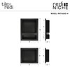 Tile Redi USA RNT1620D-14 Niche Triple Recessed Shower Shelf, Three