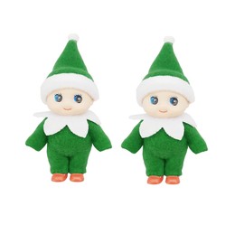 YAAVAAW Christmas Baby Elf Doll, Christmas Tradition Mini Elf Baby Doll Christmas Accessory Tiny Baby Elf Dolls,Christmas Novelty Toys for Kids,Girls,Boys,Xmas, Stocking Stuffers