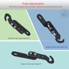 Teurroie Adjustable Easy Door Latches Booster Vent Extender for UTV