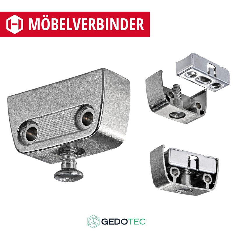 Gedotec Modesty Furniture Cabinets Cupboard Connectors Zip Steel Body |