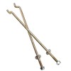 Drive-up Golf Cart Battery Hold Down Plate Rods Kit, Washers