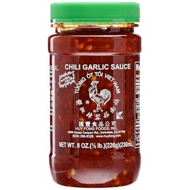 Chili Garlic Sauce, 8 oz (1 Pack) - Premium Spicy and Flavorful Asian Condiment, Ideal for Cooking, Dipping, and Enhancing Dishes