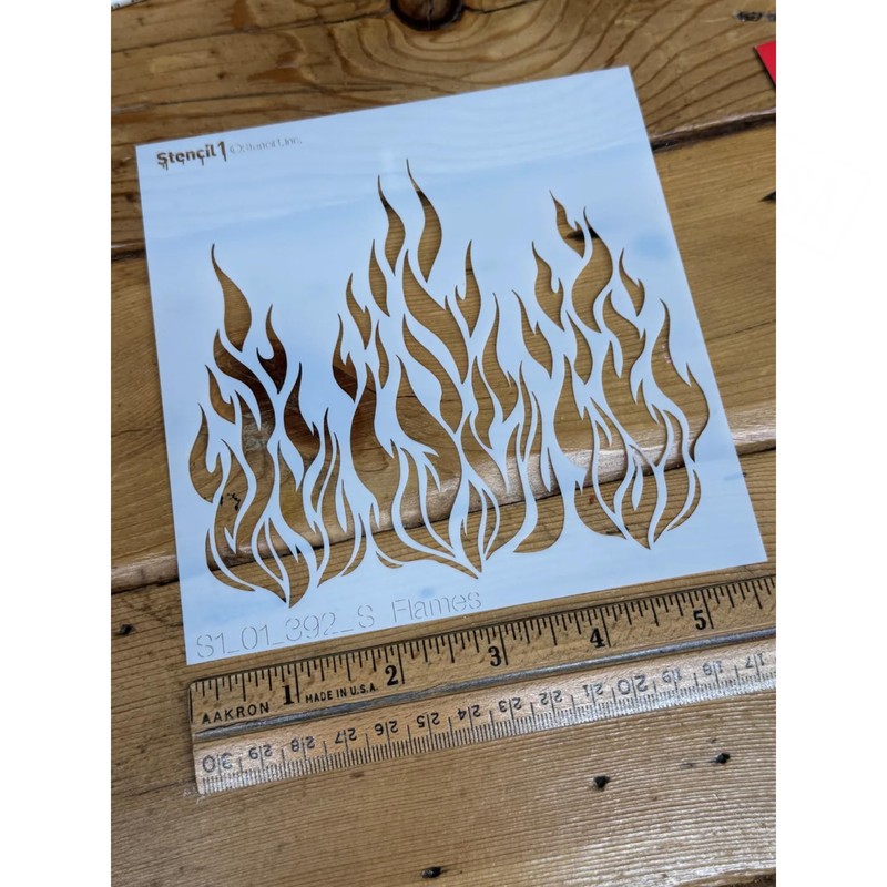 Stencil1 Sugar Skull 8.5 X 11