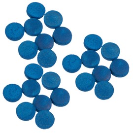 Sosoport Billiard Pool Tips 30pcs Leather Tip Replacements Billiard Necessities