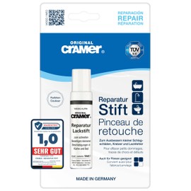 Cramer Cramer Reparatur Lackstift weiss alpin - hochwertiger Sanit?rlack fr Keramik, Emaille & Acryl. Ideal fr Badewannen, Waschbecken & Fliesen - schnelle und einfache Ausbesserungen im Bad