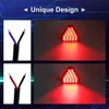 YnGia F1 Style Brake Light, Red Triangle Towing Hitch Lights