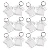 ENN LLC Keychain Photo Holder Acrylic Photo Frame Handmade Parts