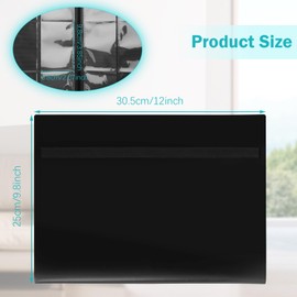 Trading Card Album, Trading Card Albums, 20 Side Scrapbook for up to 360 Cards, Trading Folder Card Holder with Waterproof, for Playing Cards, Sports Cards, Black