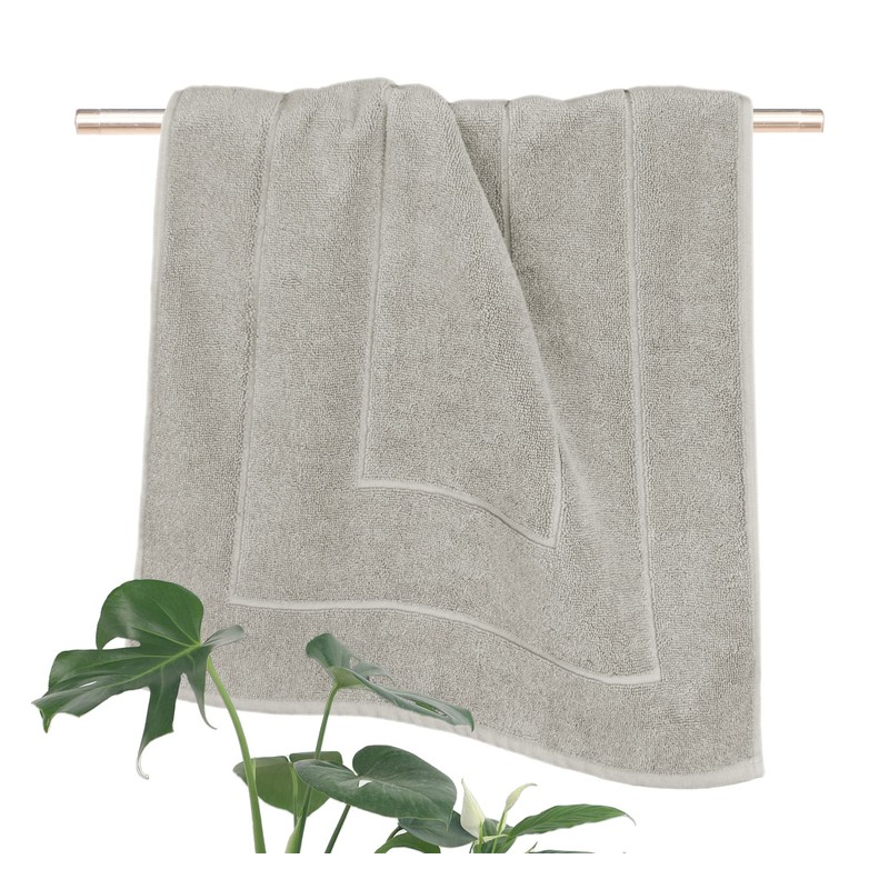 Lashuma Shower Mat Quick-Drying Grey Pebble London 50 x 90