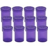 Multi-Use Airtight Empty Pill Bottles with Hinged Lids, 30 Dram
