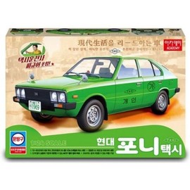 Academy 1 24 Hyundai Pony Taxi 15140_P313724848 / 아카데미 1 24 현대 포니 택시 15140P313724848