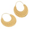 18K Gold Plated Big Hoop Earrings for Ethiopian Eritrean African