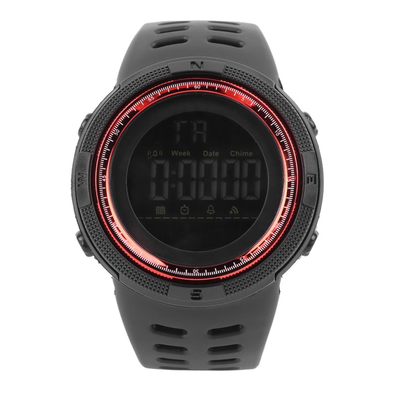 Men Digital Watch Waterproof Clear Display Date Alarm Clock Electronic