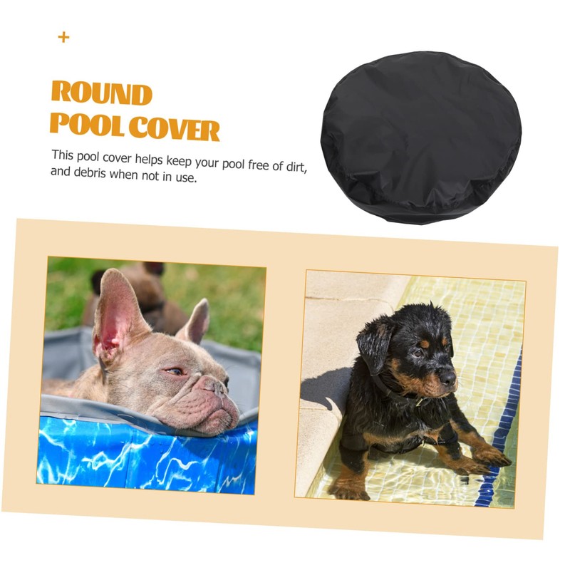 BESPORTBLE Outdoor Round Pool Cover Foldable Bath Pool Protector Solar