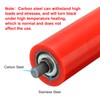 PATIKIL Polyurethane Coated Conveyor Roller 2" Diameter 10" Length, Stainless