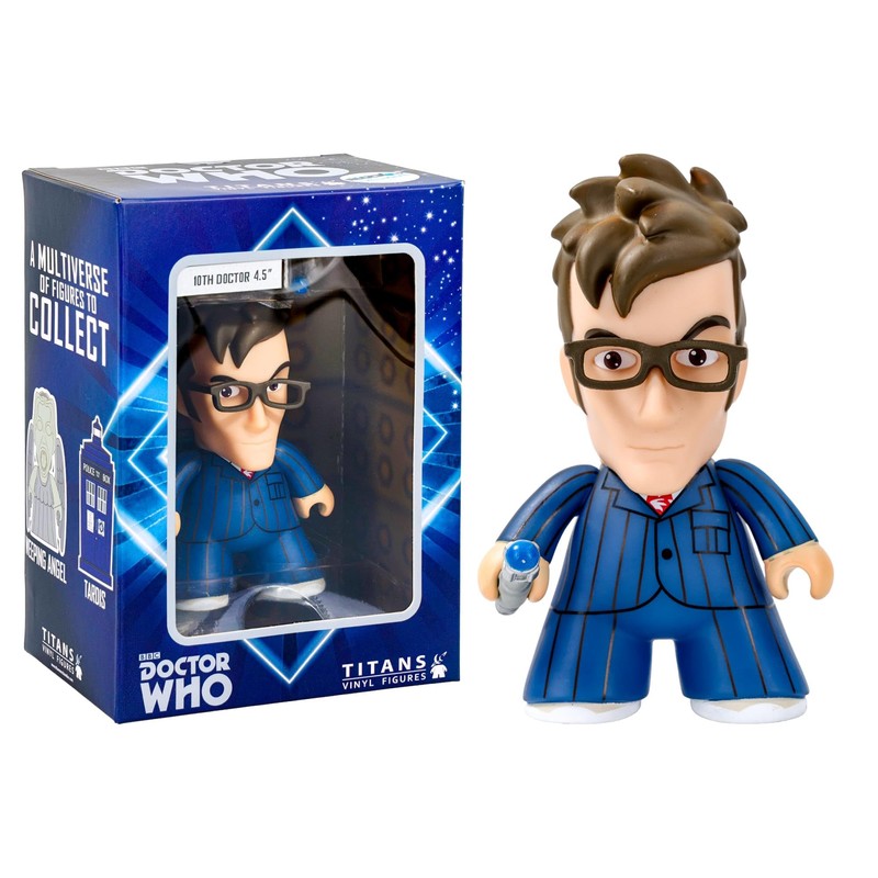 DOCTOR WHO Titan Vinyl Figure- 10th Doctor (4.5")