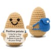 Positive Potato Crochet with Backpack – Motivational gift for Students,