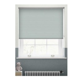 Aprica Blackout Made to Measure Roller Blinds - Easy Fit Roller Blinds for Windows and Doors - Thermal Blinds Fabric with Child Safety Pull Cords (Light Grey, Width 90cm - Drop 160cm)