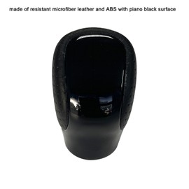 Pursuestar Leather Piano Black Gear Lever Shift Knob Shifter for Lexus ES GS GX is NX RC RX 200t 300 350 3450h 450hL 350L IS250