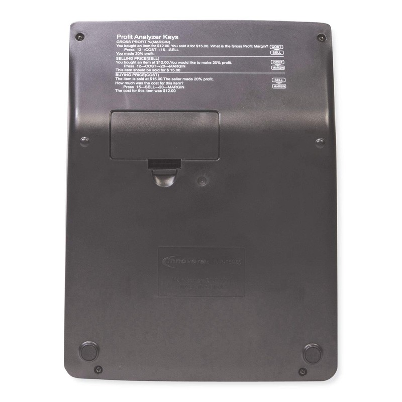 Innovera 15968 Profit Analyzer Calculator, Dual Power, 12-Digit LCD Display