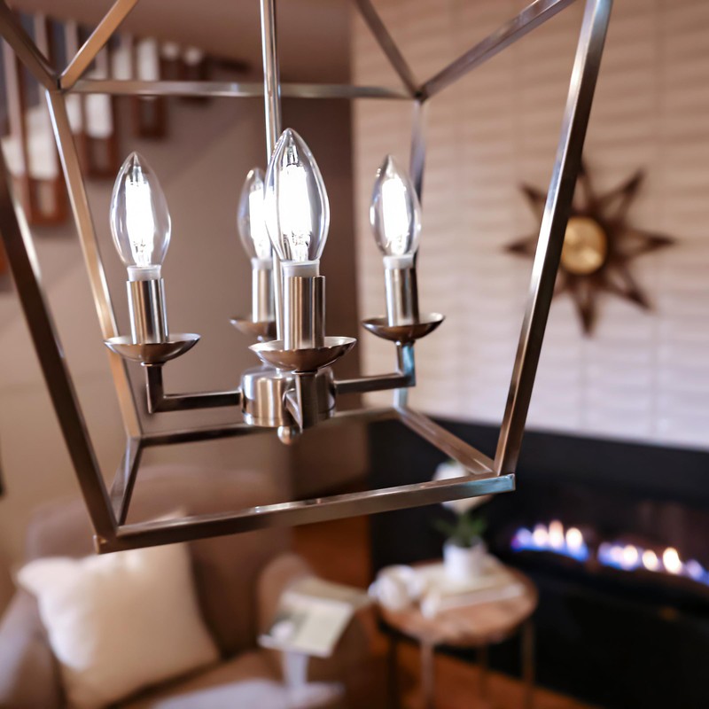 Feit Electric Exposed White Filament LED Bulbs, E12 Candelabra Base,