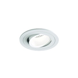 Astro Pinhole Slimline Round Adjustable Fire-Rated Indoor Downlight (Matt White), GU10 LED Lamp, Designed in Britain - 1434003-3 Years Guarantee