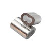 Sipery 200Pcs Aluminum Crimping Loop Sleeves Double Holes Cable Crimp
