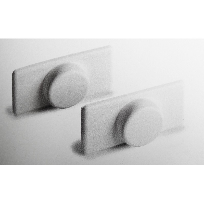 EFIXS Rollomagne Holder – Colour: White – for Magnetic Roller