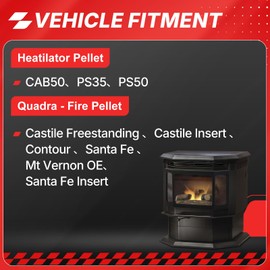 812-4470 Quadrafire Thermocouple Compatible with Castile, Contour, Mt Vernon, Santa Fe，Heatilator Eco-Choice CAB50, PS35, PS50