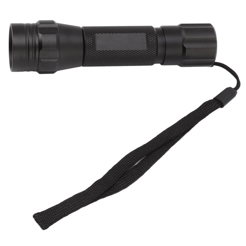 LED Flashlight White Light Battery Powered Aluminium Alloy Retractable Zoom