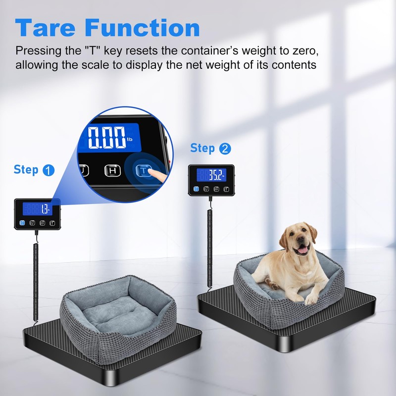 Shipping Scale, 440lb/0.5oz High Accuracy Digital Scale for Packages with