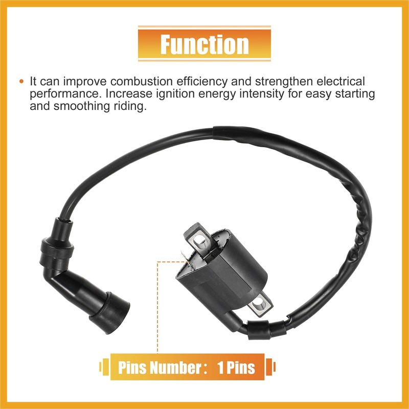 Partuto Ignition Coil for Yamaha Big Bear 400 YFM400A YFM400