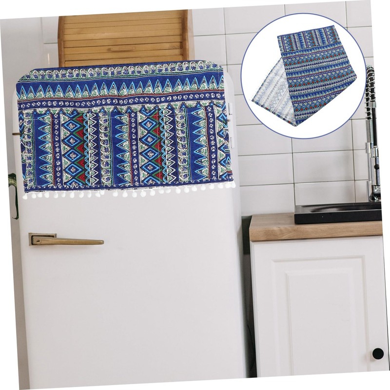 STOBOK Cotton Dust Cover for Washing Machine Fridge Dryer Machine