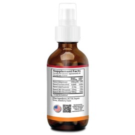 Vitamin D3 + K2 10,000 IU Sublingual Spray – Strawberry Flavor – 2 fl oz (60 mL) – AnuMed – Fast Absorbing, MCT Oil-Based, Sugar-Free
