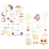 HOWAF 134 Piece Hen Party Tattoo Set, Gold JGA Tattoo