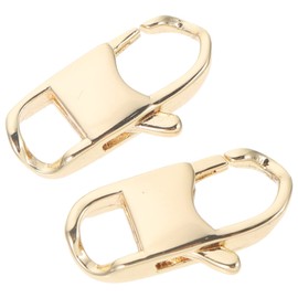Operitacx 2St Hummerschere Halsketten-Schichtverschluss geschichtete Halskettenverschlüsse armbandverschluss verschluss für armbänder Schmuckmaterialien Goldverschluss für Halskette Golden