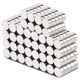 MIN CI 200 Pack Extra Strong Magnets 6x3mm Fridge Magnets, Neodymium Magnets, Tiny Magnets, Small Magnets For Crafts, Round Magnets For Photos, Notice Board Magnets, Mini Magnets