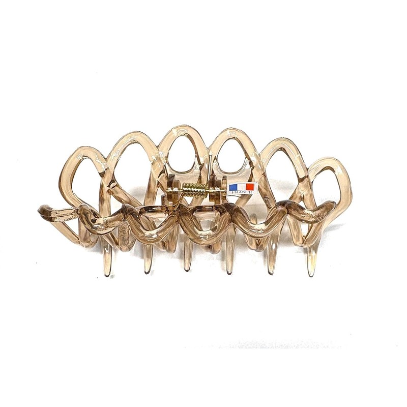 e-select+ French Lace Hair Claw Large 3.9 inches (10.0 cm),