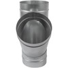 6" Inch W-Shape Ducting Splitter - 45 Degree Galvanized Steel
