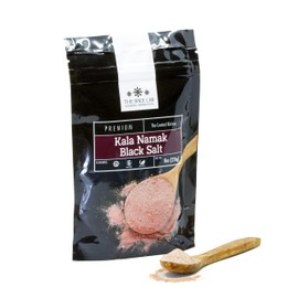 The Spice Lab Kala Namak Salt - Indian Himalayan Black Salt - 8 Ounce - Vegan Kala Namak Salt Pure and Natural Gluten Free - Vegan Tofu Scramble Seasoning Natural Egg Taste