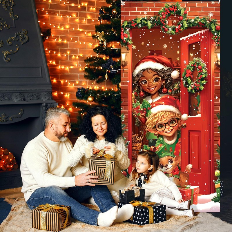 Christmas door cover (2)