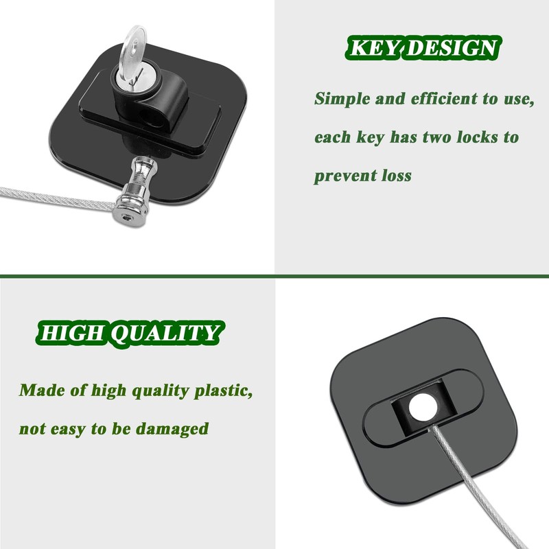 Refrigerator Lock with Key, Fridge Locks,Lock for Fridge Freezer, Cabinets