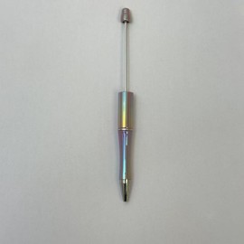 【P159】10pcs Opal Print Plastic Beadable Pen Bead Pens Ballpoint:_#14 Plum