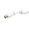 Hama Aerial Cable Coaxial Male to Coaxial Female Gold-Plated 3.0