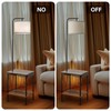 EOEYYOYB Floor Lamp with Table & Drawers, End Table Lamp