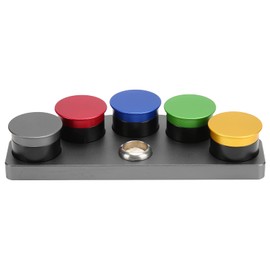 Cunyuer Watch Oiler Kit, Alloy Five Holes Watch Oil, Dishes Oil Cup, Watch Repairing Part Accessory, Watch Oil Kit